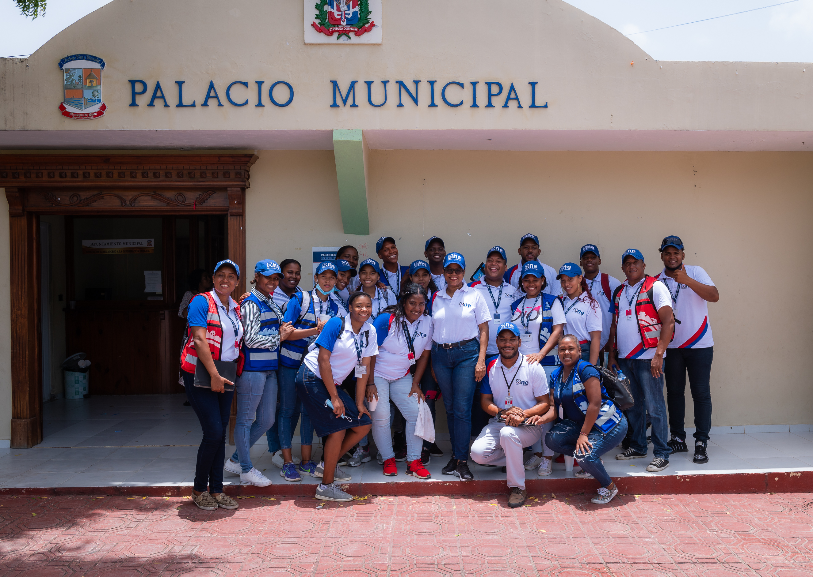 Directora ONE visita Segunda Prueba Censal del X Censo Nacional de Poblacion y Vivienda