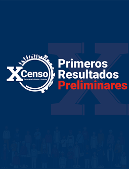 Infografía primeros resultados X Censo Nacional de Población y Vivienda
