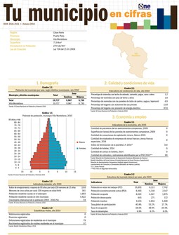 Boletín Tu Municipio en Cifras Cibao Norte Puerto Plata Villa Montellano 2016