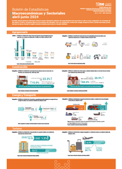 Boletín de Estadísticas Macro económicas y Sectoriales abril-junio 2024