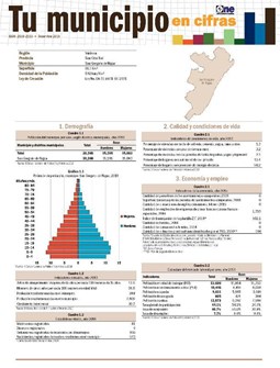 Boletín Tu Municipio en Cifras Valdesia San Cristóbal San Gregorio de Nigua 2016
