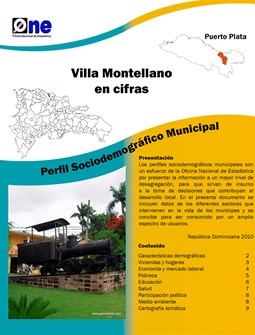 Perfil Sociodemográfico Municipal Villa Montellano 2011