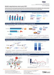 Boletín exportaciones enero-junio 2021