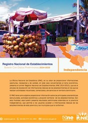 Boletín Preliminar Registro Nacional de Establecimientos Independencia 2014-2015