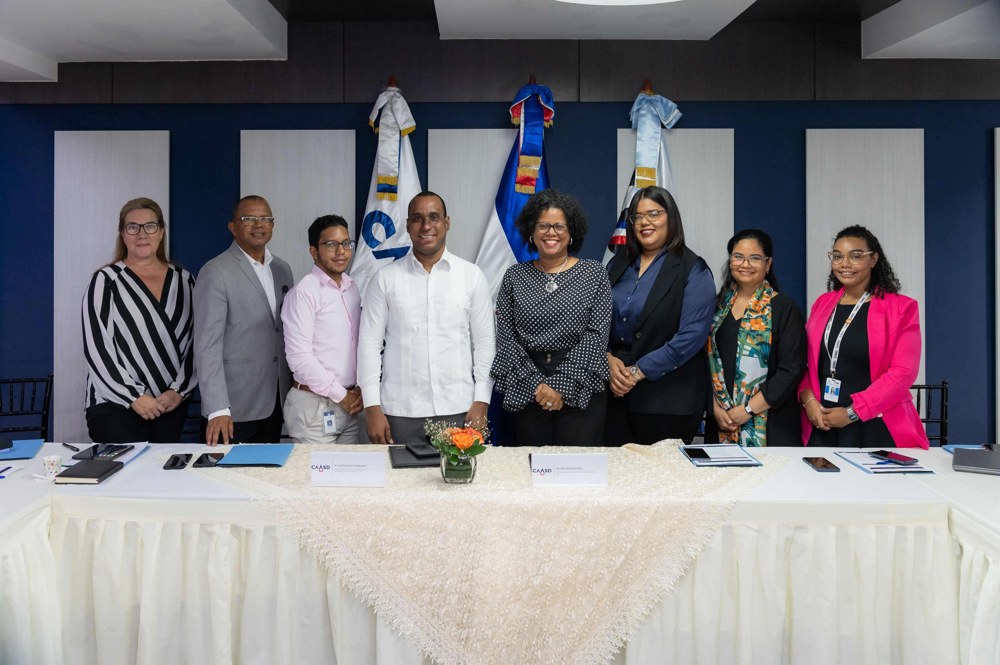 La ONE y la CAASD conforman mesa técnica para el fortalecimiento de datos sobre agua y saneamiento