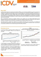 Boletín Índice de Costos Directos de la Construcción de Viviendas, Marzo 2018