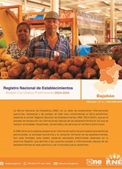 Boletín Preliminar Registro Nacional de Establecimientos Dajabón 2014-2015