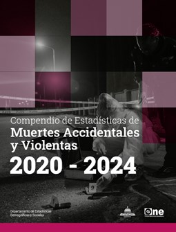 Compendio de estadísticas de muertes accidentales y violentas, 2020-2024