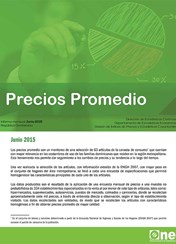 Informe Precios Promedio Junio 2015