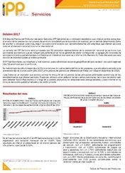 Boletín Índice de Precios del Productor Servicios Octubre 2017