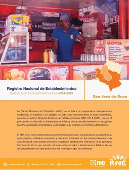 Boletín Preliminar Registro Nacional de Establecimientos San José de Ocoa 2014-2015