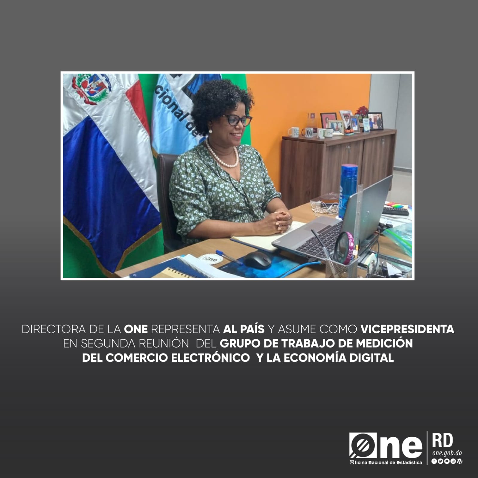 Directora de la ONE representa al país y asume como vicepresidenta en la segunda reunión del UNCTAD.