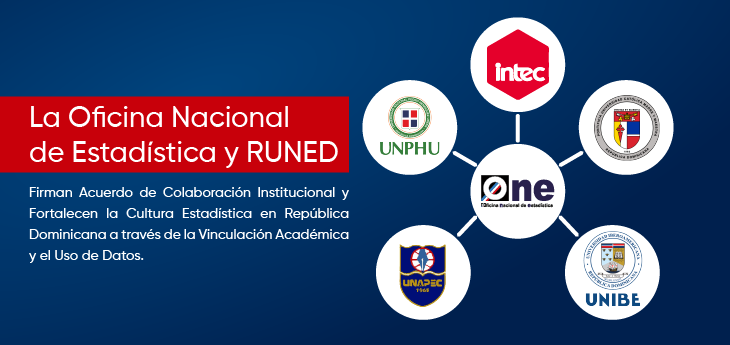 La Oficina Nacional de Estadística y RUNED Firman Acuerdo de Colaboración Institucional