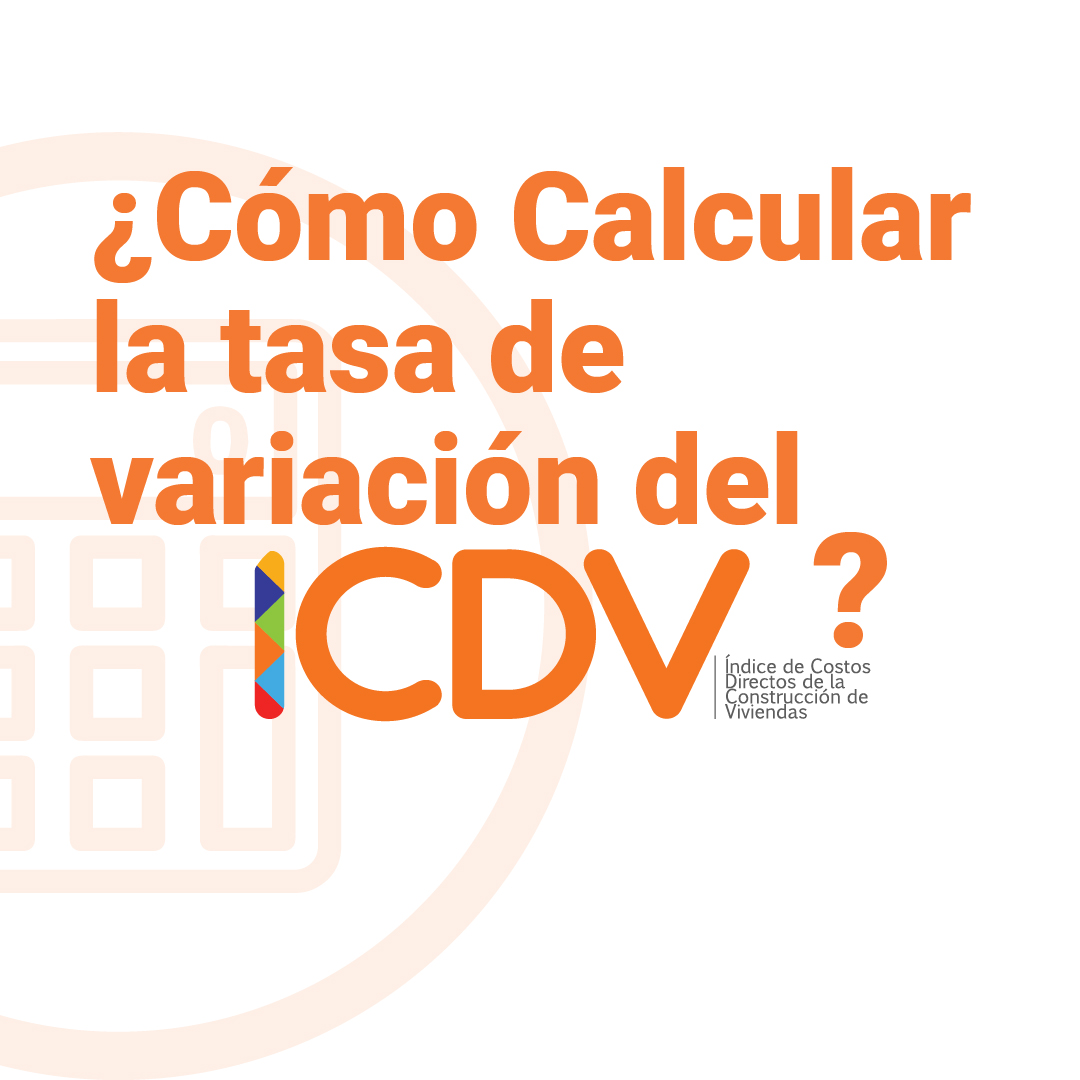 Instructivo para calcular tasa de variación del ICDV
