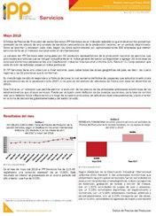 Boletín Índice de Precios del Productor Servicios Mayo 2018