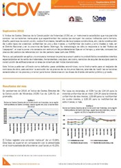 Boletín Indice de Costos Directos de la Construcción de Viviendas Septiembre 2016