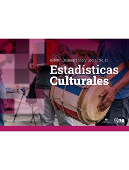 Boletín Demográfico y Social No 12 - Estadísticas culturales