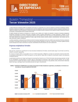 DIRECTORIO DE EMPRESAS 2025 Tercer trimestre 2025