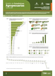 Boletín de Estadísticas Agropecuarias - Enero - junio 2025