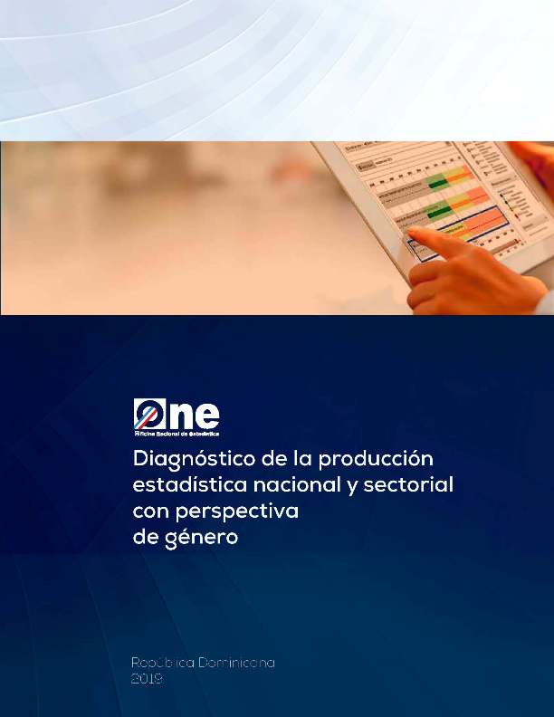 Diagnóstico de la Producción Estadística Nacional y Sectorial con Perspectiva de Género 2019