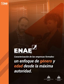 Caracterización de las empresas formales: un enfoque de género y edad desde la  máxima autoridad. Encuesta Nacional de Actividad Económica 2022