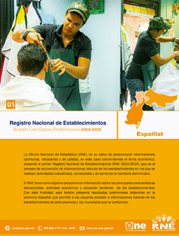 Boletín Preliminar Registro Nacional de Establecimientos Espaillat 2014-2015