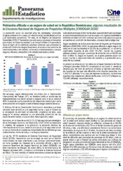 Boletín Panorama Estadístico 89 Población Afiliada a un Seguro de Salud en la República Dominicana Enhogar 2016