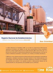 Boletín Preliminar Registro Nacional de Establecimientos San Cristóbal 2014-2015