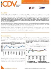 Boletín Indice de Costos Directos de la Construcción de Viviendas Enero 2017
