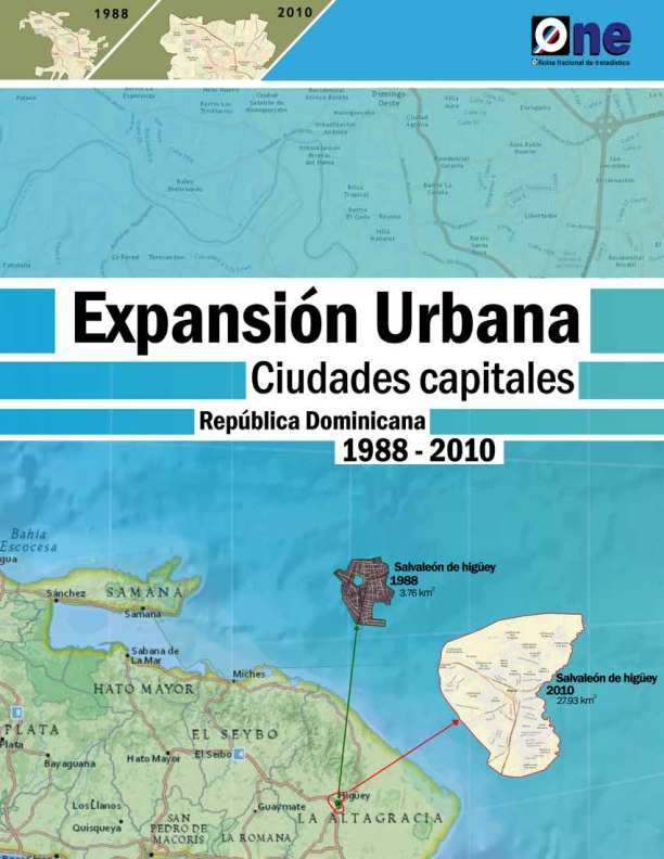Expansión Urbana Ciudades Capitales República Dominicana 1998-2010