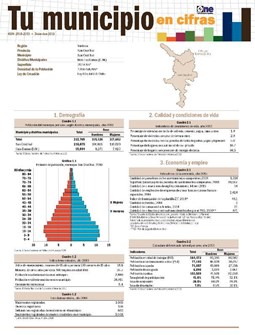 Boletín Tu Municipio en Cifras Valdesia Peravia San Cristóbal 2016