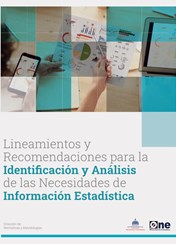 Lineamientos y Recomendaciones para la Identificación y Análisis de las Necesidades de Información Estadística