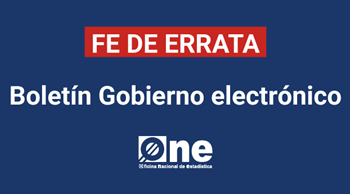 FE DE ERRATA: Boletín Gobierno electrónico