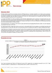 Boletín Índice de Precios del Productor Servicio Diciembre 2018