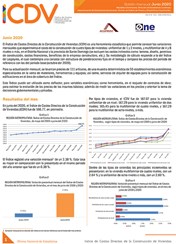Boletín Índice de Costos Directos de la Construcción de Viviendas, Junio 2020