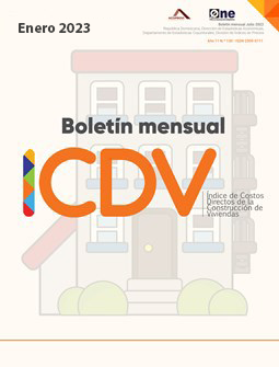 Boletín Índice de Costos Directos de la Construcción de Viviendas - ICDV - Enero 2023