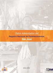Boletín Datos Adelantados del Registro Nacional de Establecimientos San Juan 2014-2015