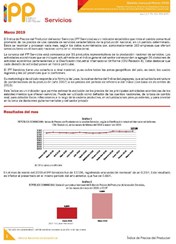 Boletín Índice de Precios del Productor Servicio Marzo 2019