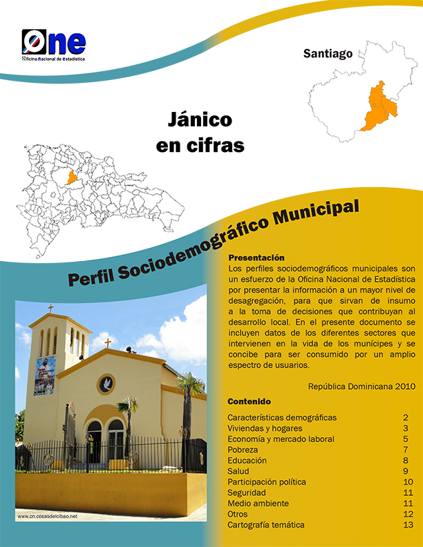Perfil Sociodemográfico Municipal Jánico 2011