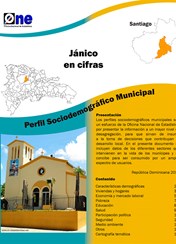 Perfil Sociodemográfico Municipal Jánico 2011