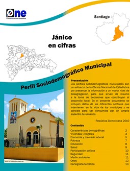 Perfil Sociodemográfico Municipal Jánico 2011