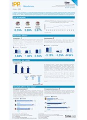Índice de Precios del Productor, de la sección de Industrias Manufactureras (IPP Manufactura) - Octubre 2024