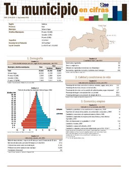 Boletín Tu Municipio en Cifras Valdesia Azua Sabana Yegua 2016