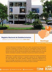 Boletín Preliminar Registro Nacional de Establecimientos Santiago 2014-2015