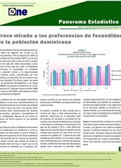 Boletín Panorama Estadístico 10 Breve Mirada a las Preferencias de Fecundidad de la Población Dominicana Diciembre 2008