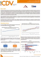 Boletín Índice de Costos Directos de la Construcción de Viviendas, Marzo 2020