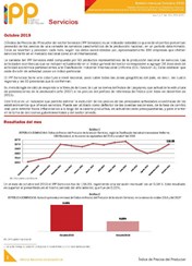 Boletín Índice de Precios del Productor Servicio Octubre 2019