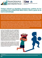 Panorama Estadístico 112 trabajo infantil