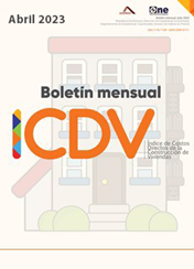 Índice de Costos Directos de la Construcción de Viviendas (ICDV) - Abril 2023