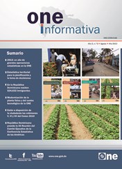 Revista ONE Informativa 5 Agosto 2013